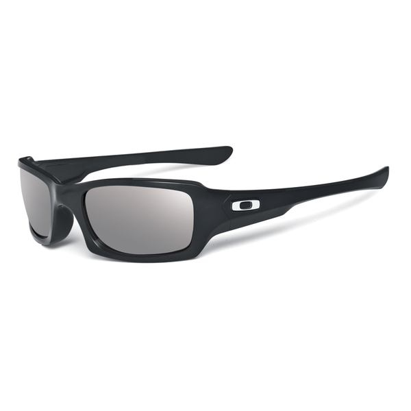 Fives Squared™ Polarized Sunglasses, Polished Black Frames with Black Iridium Lenses image number 0
