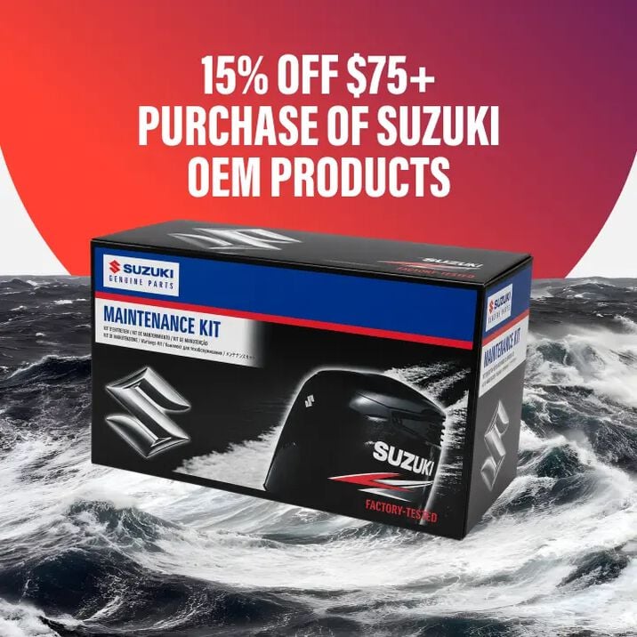 15% Off $75+ Purchase of SUZUKI OEM Products