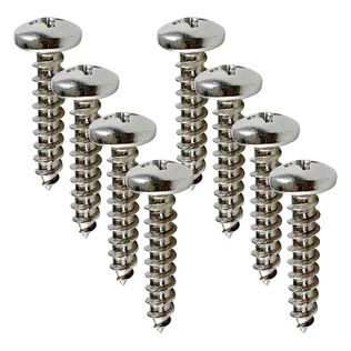 Phillips Pan Head Machine Screws, 8 Piece, Stainless Steel