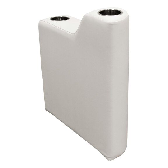 Wise DLX3010-204 DLX Series Pontoon Right Radius Arm Rest - Brite White image number 3