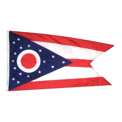 12" x 18" Ohio State Flag
