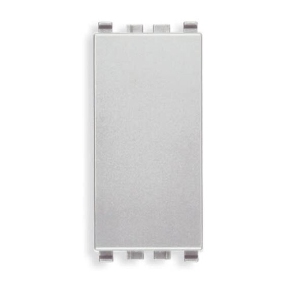 Vimar Eikon 1-Module Blank Filler Module, Next (Silver) image number 0