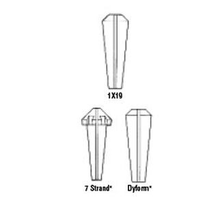 Cones for 1x19 Wire