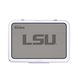 SeaDek Cooler Pad - Collegiate Collection - Fits RTIC 20 - Storm Gray / Black, LSU