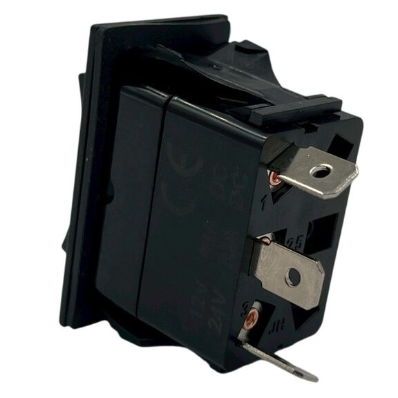 Rocker Switch, (On)/Off/(On), SPDT image number 1
