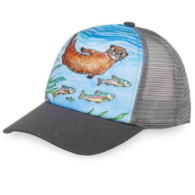 Kids River Otter Artist Series Trucker Hat
