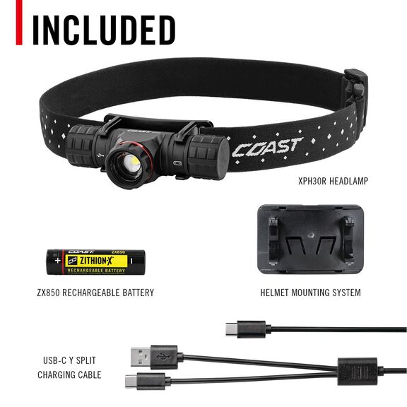 XPH30R Rechargeable LED 1200 Lumen Headlamp image number 5