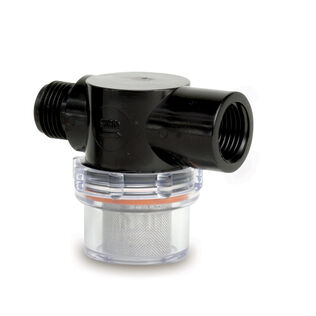 Water Strainer, 1/2" NPS Male In, 1/2" NPS Female Out