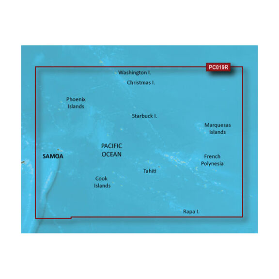 HPC019R Polynesia BlueChart g3 microSD/SD Card image number 0