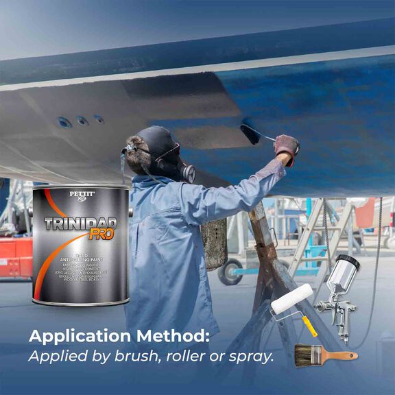 Trinidad Pro Antifouling Bottom Paint, Black, Gallon image number 5