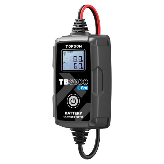 2-in-1 6A Battery Charger & Battery Tester with App image number 2