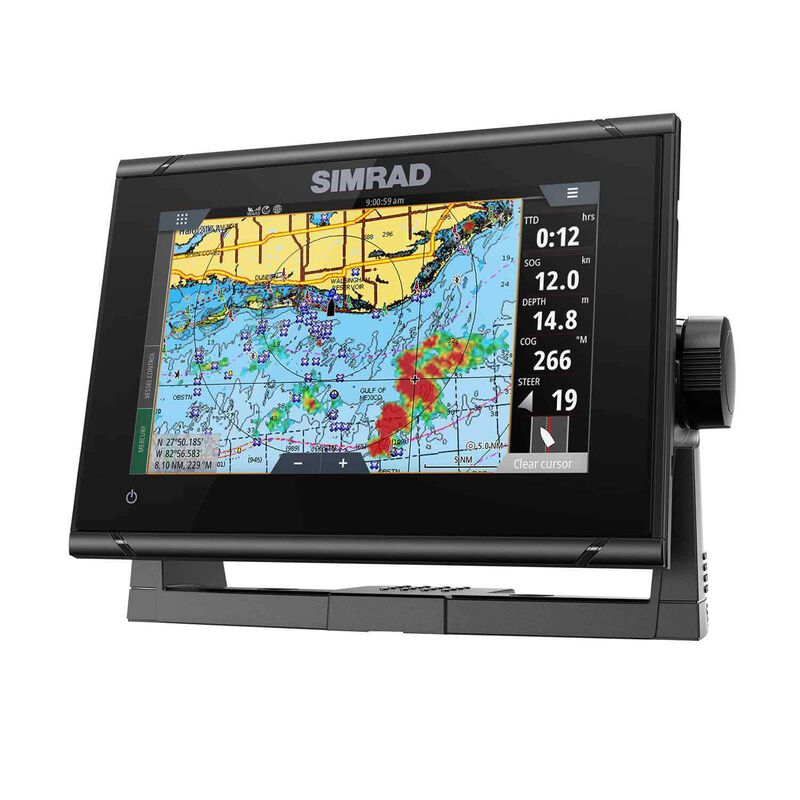 GO7 XSR Fishfinder/Chartplotter Combo with C-MAP DISCOVER Charts image number 1