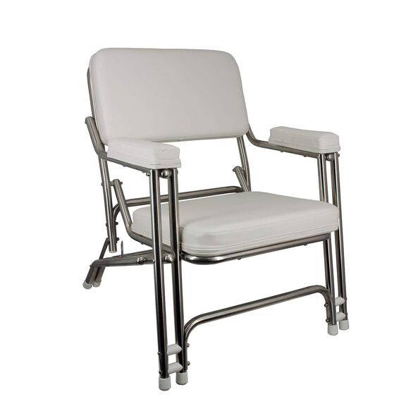 Stainless Steel Folding Deck Chair image number 0