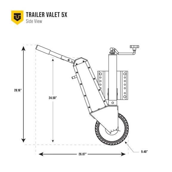Trailer Valet XL 5,000 lbs Mover with TVDA image number 5