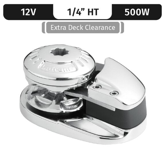 Lofrans X1 Low Profile Vertical Electric Windlass Gypsy Only, 1/4" HT (G4), 12V DC, 1000W image number 0