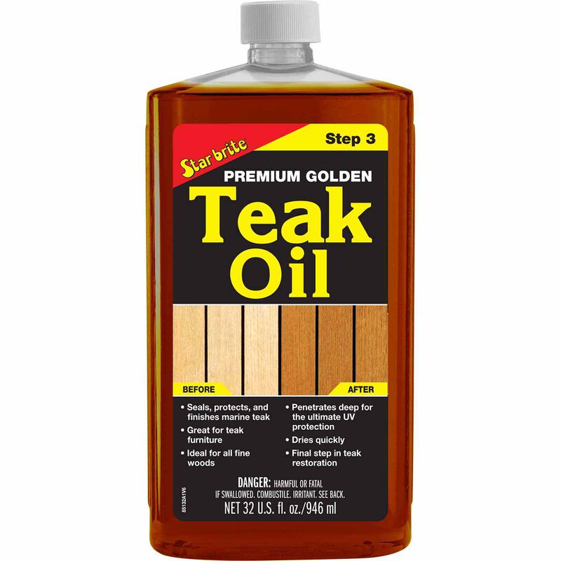 Premium Golden Teak Oil, Quart image number 0