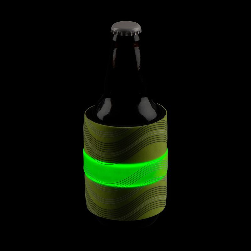 SlapLit™ LED Drink Wrap, Green image number 6