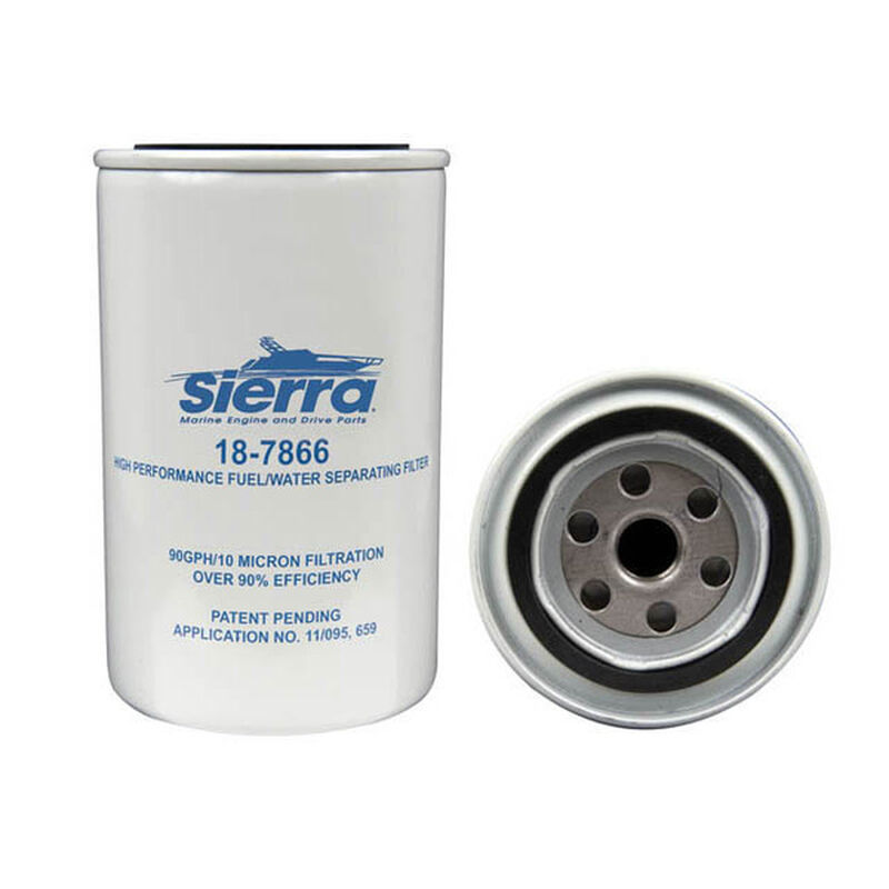 18-7866 Extra Capacity Fuel Filter/Water Separator, 10 Micron image number 0