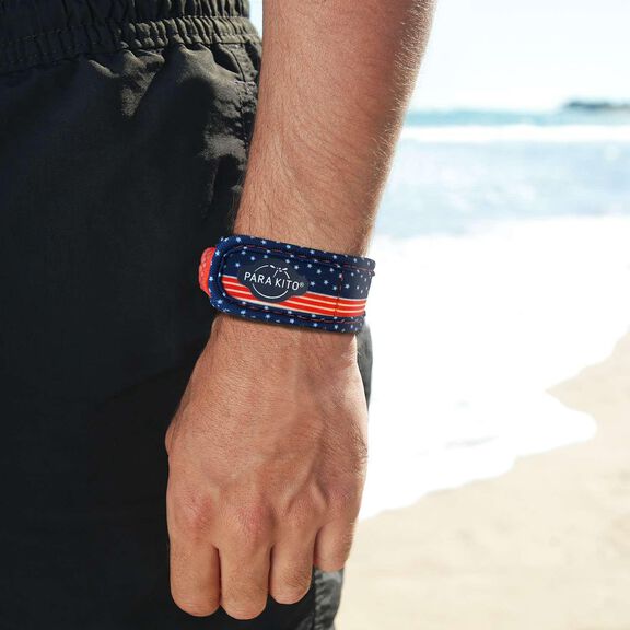 Mosquito Repellent Wristband (Patriot - USA Flag) image number 4