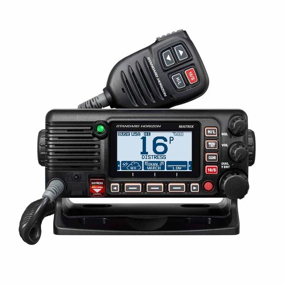 GX2410 Black 25W AIS/GPS/ VHF Radio image number 0