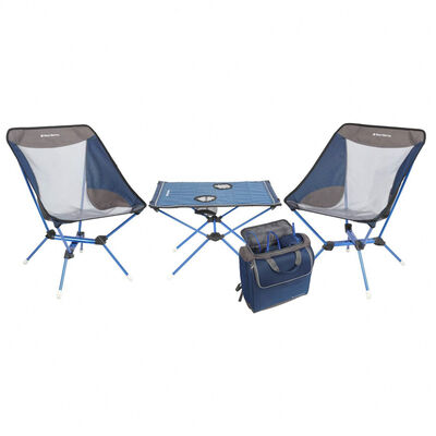 4-Piece Ultra Light Picnic Chair and Table Set