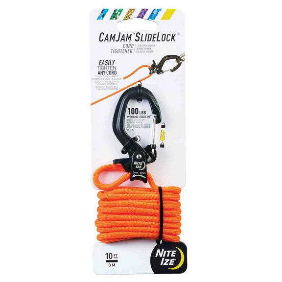 CamJam&trade; SlideLock&reg; Cord Tightener,  Small + 10 ft. Paracord image number 0