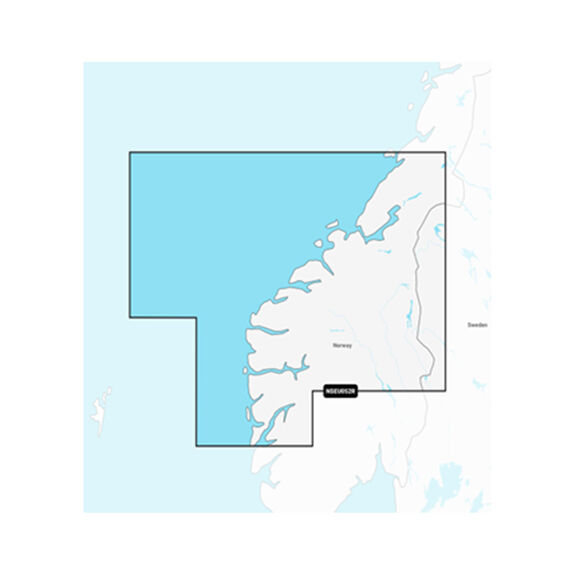 Garmin Navionics Vision+ EU052R Norway, Sognefjord - Svefjorden, Electronic Chart image number 0