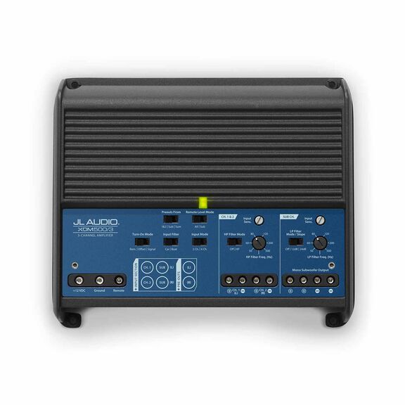 XDM500/3 - 3 Ch. Class D, Marine System Amplifier, 500W image number 4