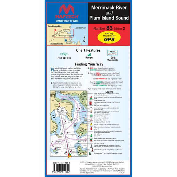 WPC083-02WMDS Merrimack River and Plum Island Sound,2nd Edition image number 0