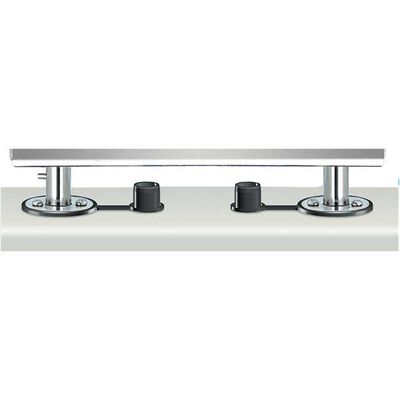 Dual Flush Deck Socket Table Mount, Locking