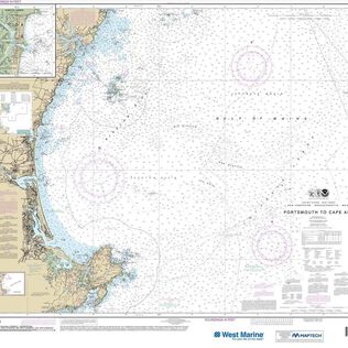 Maptech&reg; Recreational Waterproof Chart - Portsmouth to Cape Ann, Hampton Harbor