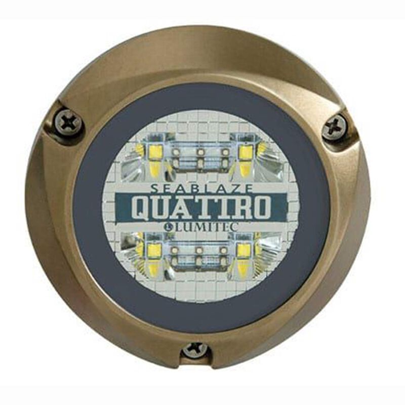 SeaBlaze Quattro LED Underwater Light, 2,000 Lumen, Spectrum Full Color image number 0