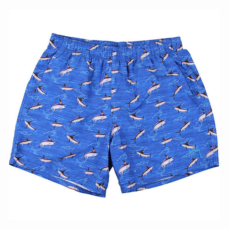 GUY HARVEY Men's Deep Sea Master Volley Swim Trunks West Marine