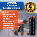SEAFLO 20&prime; Hosecoil Washdown System for RV, Boat & Garden Water Pump image number 2