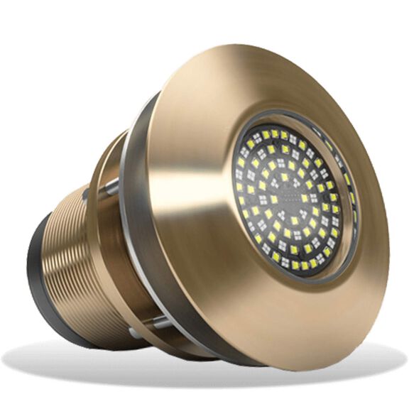 Lumishore SUPRA TIX1604 LED Through Hull Underwater Light, 20,000 Lumen, Blue/White image number 1