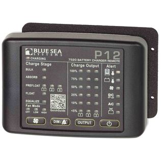 P12 Battery Charger LED Remote