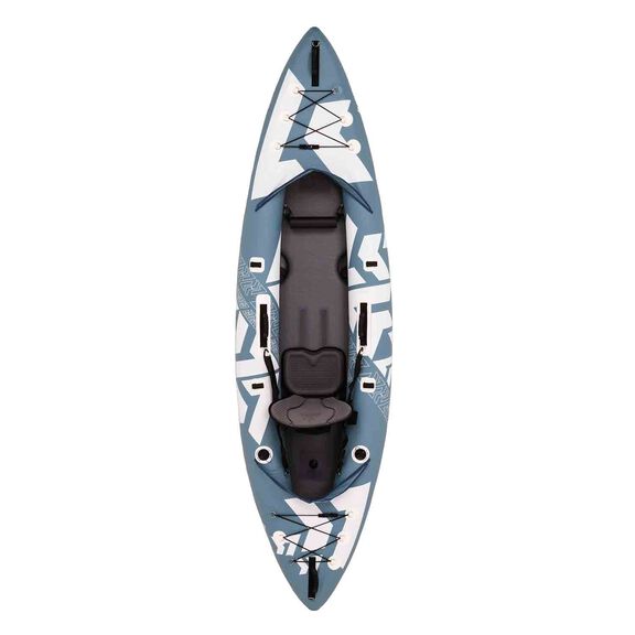 Platte 10ft 3 in Solo Inflatable Kayak, Smoke Blue image number 0