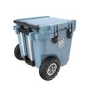 RollR 30 Quart Wheeled Hard Cooler with Telescopic Handle, South Pacific image number 1