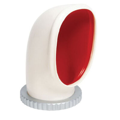 YOGI Series Flexible PVC Cowl Vent with Plastic Ring & Nut, 5"