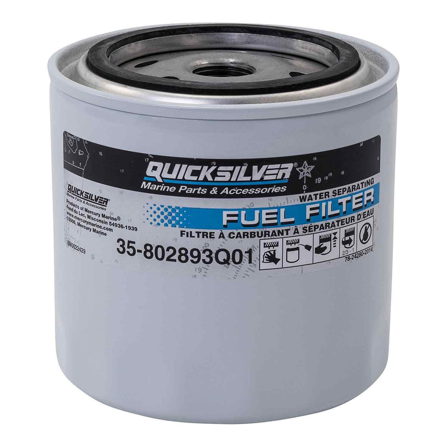 ウォーターフィルター QUICKSILVER Water Separating Fuel Filter