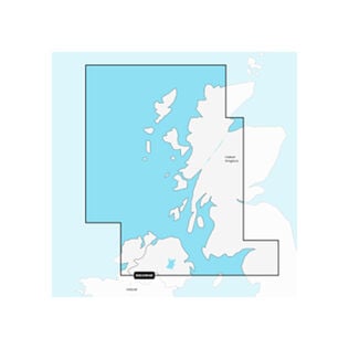 Navionics Platinum+ EU006R Scotland, West Coast, Electronic Chart