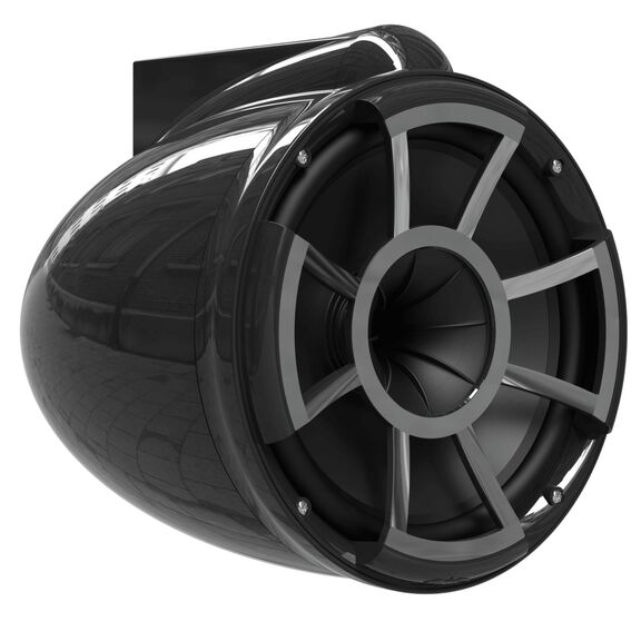 Wet Sounds REV 10 Black V2 Revolution Series 10" Marine Tower Speakers with Swivel Surface Mounts (SXM) (Pair) image number 3