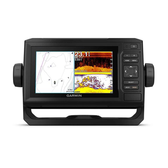 ECHOMAP&trade; Plus 64cv Fishfinder/Chartplotter Combo with CV23M-TM Transducer and BlueChart g2 Coastal Charts image number 0