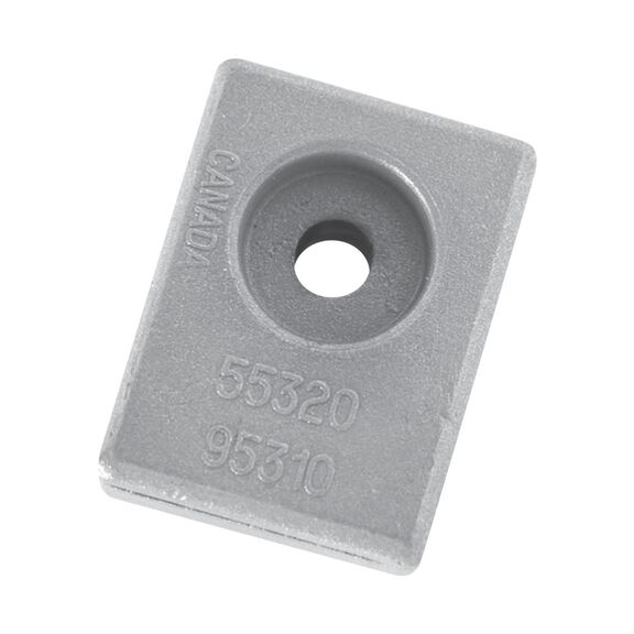 Magnesium Small Block Anode for Suzuki, 1.2" x 1.6" x 0.5" image number 0