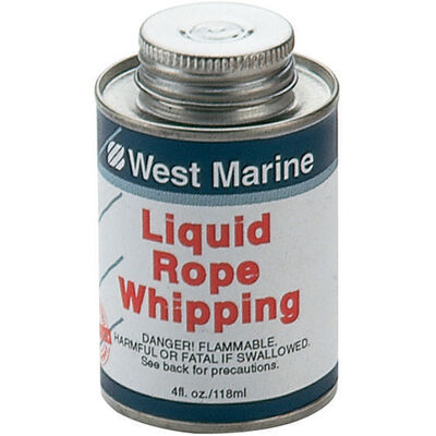 Waxed Sail Twine Kit with Needle (2 OZ) - White - Whipping Rope