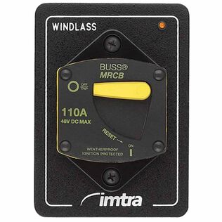 Panel-Mount Circuit Breaker For Windlass, 50A