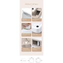 SEAFLO 12L Portable Travel Toilet with Manual Flush White image number 6