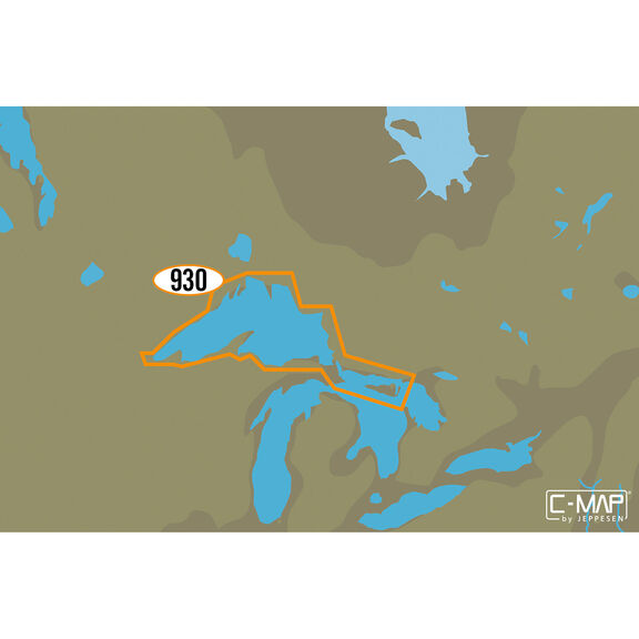 NA-D930 Lake Superior C-MAP 4D Chart microSD/SD Card image number 0