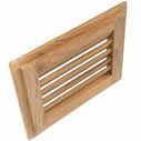 Teak Louvered Insert, 9 1/8" x 7 1/2" x 3/4" image number 1