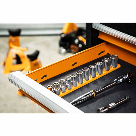 11-Piece 1/2" Drive Metric Socket Set, 6 Point image number 1